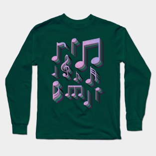 Musical Notes - Art Of Music Long Sleeve T-Shirt